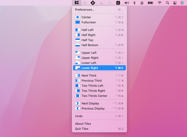 Tiles Is A Free Window Manager for macOS