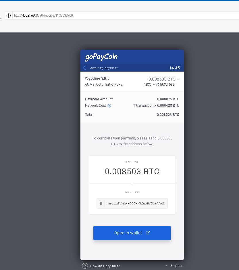Add Bitcoin Payment Gateway to your Website with this Self-hosted App: Gopaycoin